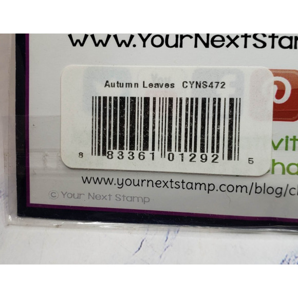 Autumn Leaves Your Next Stamp Clear Acrylic Stamp CYNS472 - Picture 4 of 4